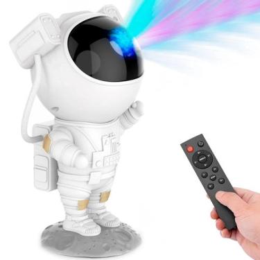 Imagem de Projetor Mini Astronauta Luz Noturna Galáxia Nebulosa Abajur - Amana S
