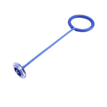 Imagem de Pula Corda Giratório Com Led Brinquedo Infantil Gira Pula Corda LED Pisca/Pisca (Azul)