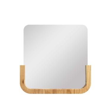 Imagem de Espelho Decorativo Midle Pinus 50x50cm Quadrado Cantos