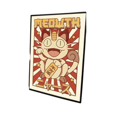 Imagem de P-Pokémon R-Rocket Team Vintage Posters Sticky Vintage Room Home Bar C