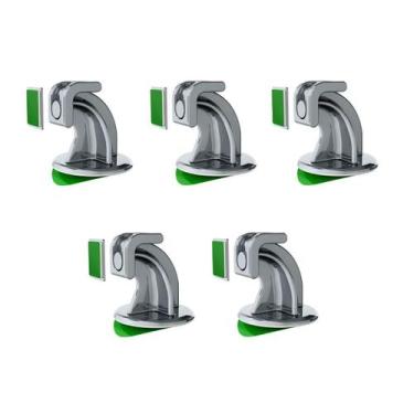 Imagem de Prendedor de porta magnético adesivo para porta pivotante Cromado - 5 