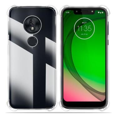 Imagem de Capa Case PROTETORA transparente Moto G7 Play XT1952 5.7 - Cell In Pow