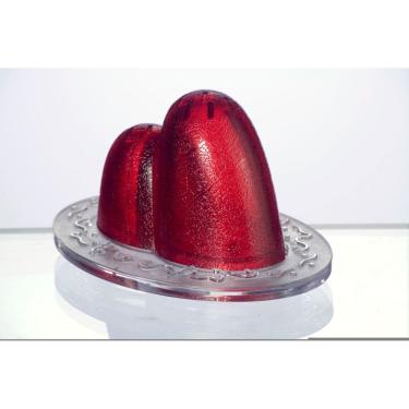 Imagem de Saleiro e Pimenteiro Bondinho Pão de Açúcar Vermelho - IKKO