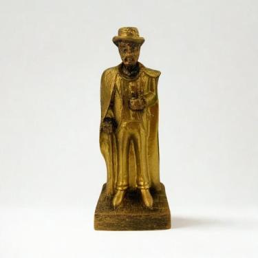 Imagem de Escultura Exu Cartola do Ouro 10,50 cm Resina - Lua Mística - 100% Ori