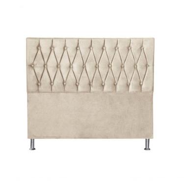 Imagem de Cabeceira Paris 1,95 Cm Cama Box King Size Suede Bege