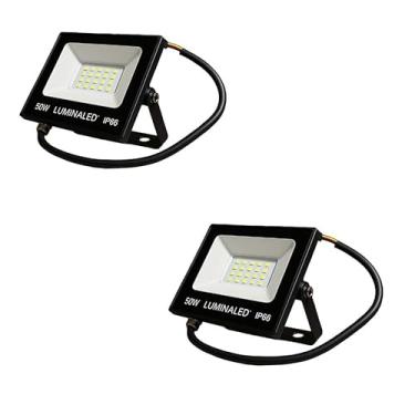 Imagem de KIT Com 2 Luminária Refletora LED Eficiência Luminosa