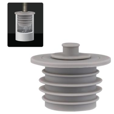 Imagem de lasuroa Vedação Para Mangueira De Drenagem Máquina Lavar Com Tampão Desodorante, Anel Silicone Esgoto, Tampa Tubo Lavadora Piso Lavanderia, Cozinha, Banheiro
