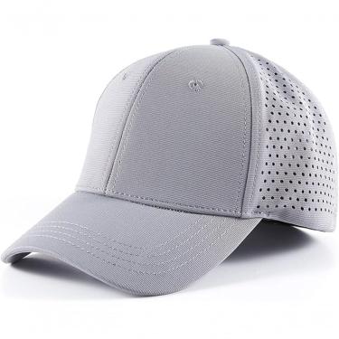Imagem de Boné De Beisebol Liso Aba Curva Esportivo Unissex Para Corrida Caminhada Ciclismo Cinza