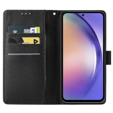 Imagem de Capa Carteira Para Galaxy A54 Capinha Flip Case Preta Premium