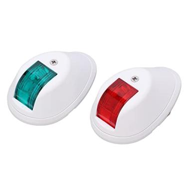 Imagem de Luzes de navegação de b leve de sinal de iate Luzes de marítimo verde 3W duráveis para navegar luz LED à prova d'água DC12V24V para bs abaixo de 12m (Branco)