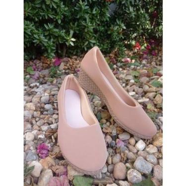 Imagem de Sandalia Feminina Plataforma Salto Sapato Espadrilhe Scarpin Salto Ana