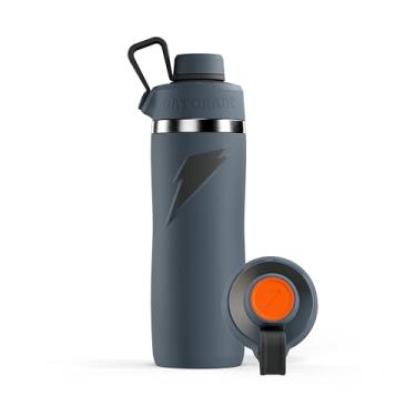 Imagem de Gatorade Garrafa de água de aço inoxidável 'Overtime' 947 ml, tampa torcida, cinza