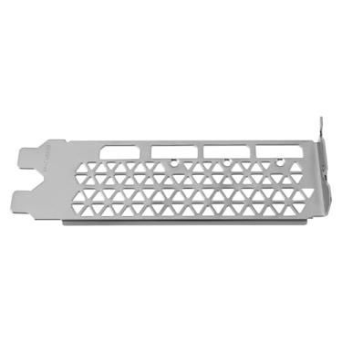 Imagem de SG Store 1 peça de placa traseira de placa traseira I/O IO placa de vídeo suporte externo compatível com EVGA RTX 3060ti 3070 3080 3090 FTW3 XC3 preto níquel