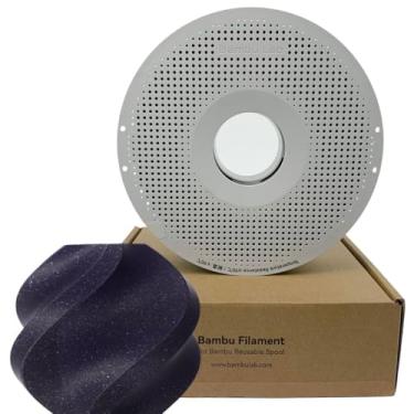 Imagem de Filamento 3d Bambu Lab Pla Sparkle 1kg 1,75mm com Carretel Reutilizável Cor Roxo Royal 13700