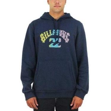 Imagem de Moletom Billabong Canguru Short Sands Azul Marinho-Masculino