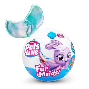 Imagem de Pelúcia Pets Alive Furmaids - Azul