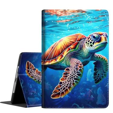 Imagem de FDHHKJUKO Capa para Samsung Galaxy Tab S10 FE Plus 13,1 polegadas modelo 2025 (SM-X620/X626), capa fina dobrável com função despertar/hibernar automática para Samsung Galaxy Tab S10 FE Plus, tartaruga