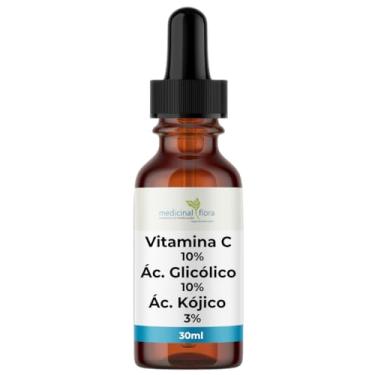 Imagem de Serúm Vitamina C 10% + Ácido Glicólico 10% + Ácido Kójico 3% - 30ml