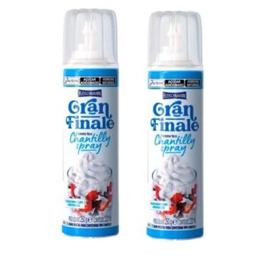 Imagem de Chantilly Spray Fleischmann Gran Finale 250G Kit 02 Unidades