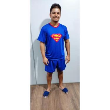Imagem de Pijama Masculino Manga Curta estampado personagem roupa para dormir ve