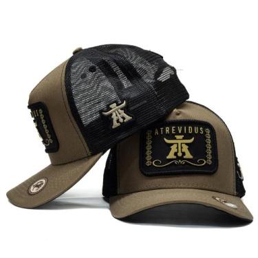 Imagem de Boné Atrevidu's Country Trucker Telinha Masculino/Feminino, Oliva, Pre