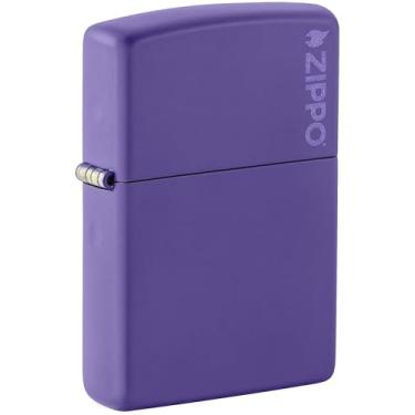 Imagem de Zippo Isqueiro fosco roxo com logotipo Zippo - 237ZL