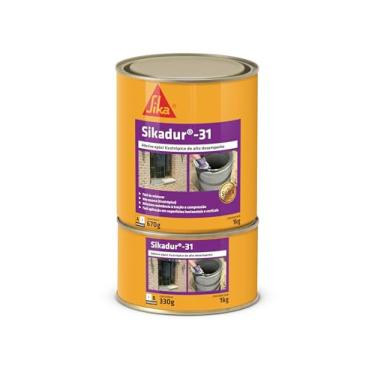 Imagem de Sika - Adesivo estrutural - Sikadur-31 cinza - Colagem de concreto - Fácil aplicação - Pote 1Kg