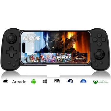 Imagem de arVin Mobile Gaming Controller for iPhone/iPad/Android/Tablet/PC/Switch/PS3/PS4, Wireless Gamepad Joystick with Turbo/6-axis Gyro/Vibration, Play Xbox Cloud Gaming/PS Remote Play/Steam Link/Call of
