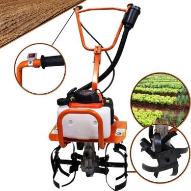 Imagem de Motocultivador Gasolina Vulcan Trent Vmc360 S 4t 53cc 3,6hp Enxada com 16 Facas