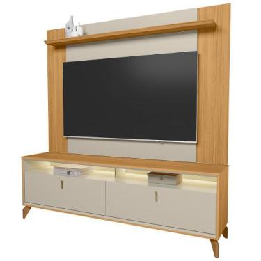Imagem de Rack Para Sala Com Painel Para TV 75 Pol LED 182cm Naomi L05 Tauari Of