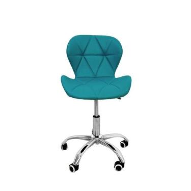 Imagem de Cadeira de Escritório com Base Giratória Estofada Slim Vegas - DKADI D