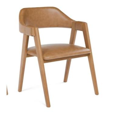 Imagem de Cadeira Poltrona Concha Estofada com Braço e Corda - 1 UND - NN Interi