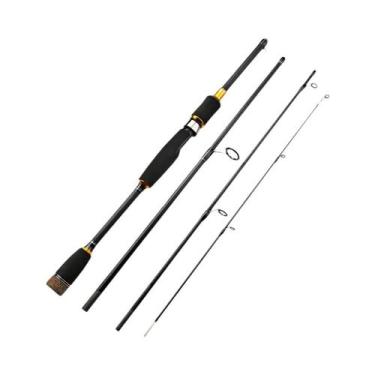 Imagem de Vara De Pesca Ultraleve De Carbono 4/5 Seções Para Baitcasting E Spinn