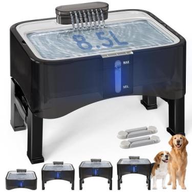 Imagem de Bandeja de aço inoxidável UPSKY 8.5L 304 para fonte de água para cães
