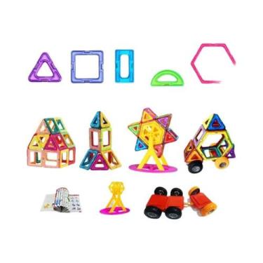 Imagem de Conjunto De Blocos De Construção Magnéticos De Tamanho Grande Para Cri