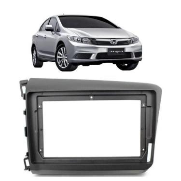 Imagem de Moldura Painel 9 Polegadas Civic G9 2012 2013 2014 2015 2016 - Ecarfra