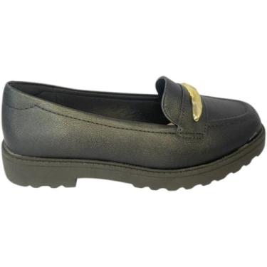 Imagem de Sapato Mocassim Modare Tratorado Feminino Conforto e Estilo, Preto, 37