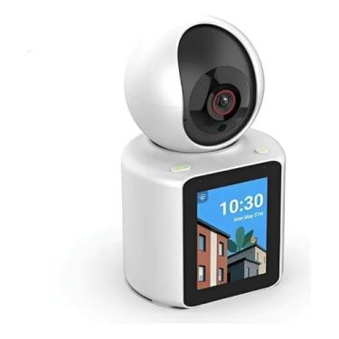 Imagem de Camera de Segurança Wifi, Baba Eletronica, Camera de Segurança com Tela, Detecção de Movimento, Push de Alerta via Aplicativo, Áudio Bidirecional, Visão Noturna Infravermelha