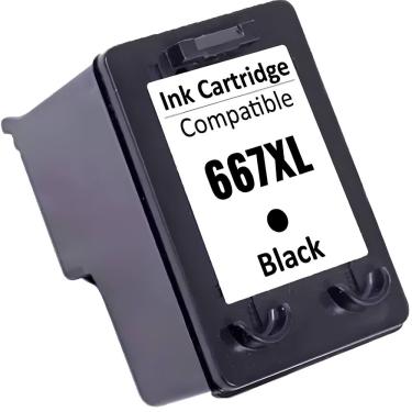 Imagem de Cartucho Para Impressora 2376 667xl - 3YM79AB Black Compatível