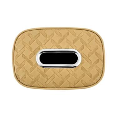 Imagem de Porta-lenços De Couro Nappa Para Carro, Para Console Central, Apoio De