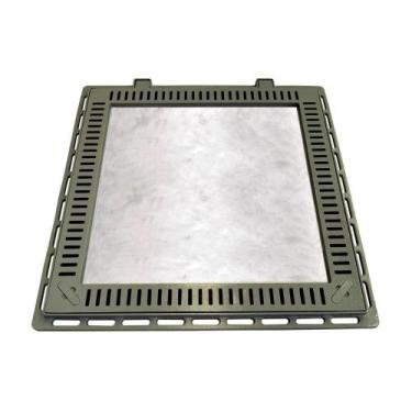 Imagem de Tampa Casa Máquina Piscina Rebaixada Art Grelha 80x80cm B1 - GDA Indus