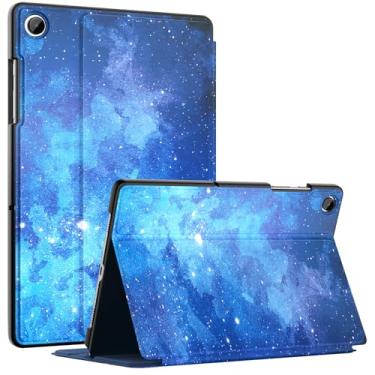 Imagem de MoKo Capa para Samsung Galaxy Tab A9 Plus 28 cm 2023, capa protetora traseira fina de visualização multiângulo com despertar/hibernar automaticamente para tablet Galaxy Tab A9+