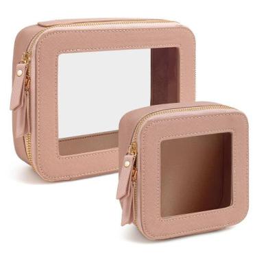 Imagem de Conjunto de bolsas de maquiagem FFPaw Travel Clear Case, bolsa de higi