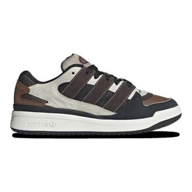 Imagem de Adidas Forum 2000 - Tênis masculino (JS3160, branco/marrom escuro/preto), Branco/marrom escuro/preto, 42
