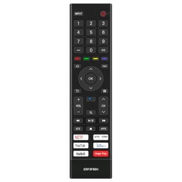 Imagem de Controle remoto de substituição ERF3F80H (sem voz) compatível com Hisense Smart Android TV 55A6G 50U6G 50A6G 60A6G 65A6G 70A6G 55U6G 75U6G 65U6G 43A6G 75A6G 55U68G 65A68G 65U68G 65U68G G 50U6 8G