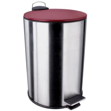 Imagem de Lixeira Euro Home com Pedal LIX2256-VM em Inox e PP – 12 L