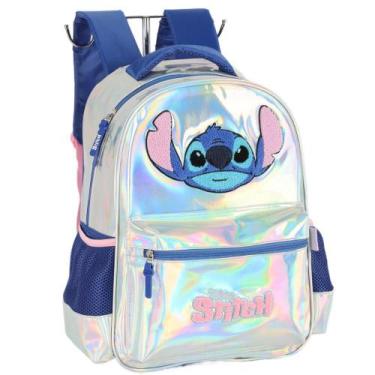 Imagem de Mochila Costas Holográfica STITCH DISNEY - Luxcel IS41681SC