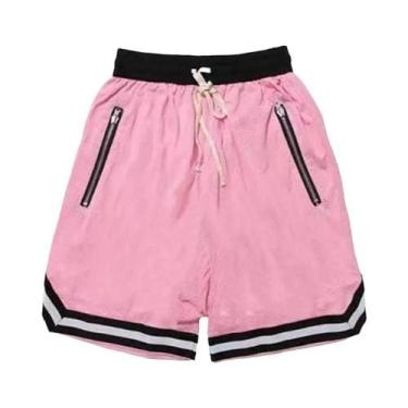 Imagem de Shorts Masculino Grande - Secagem Rápida para Basquete, Fitness e Corr