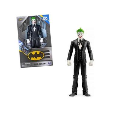 Imagem de Boneco Batman 15cm Articulado DC 2187 - Coringa Joker - Sunny, Preto, 