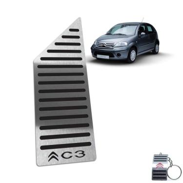 Imagem de Descanso De Pé Citroen C3 2003 A 2012 Aço Inox Preto